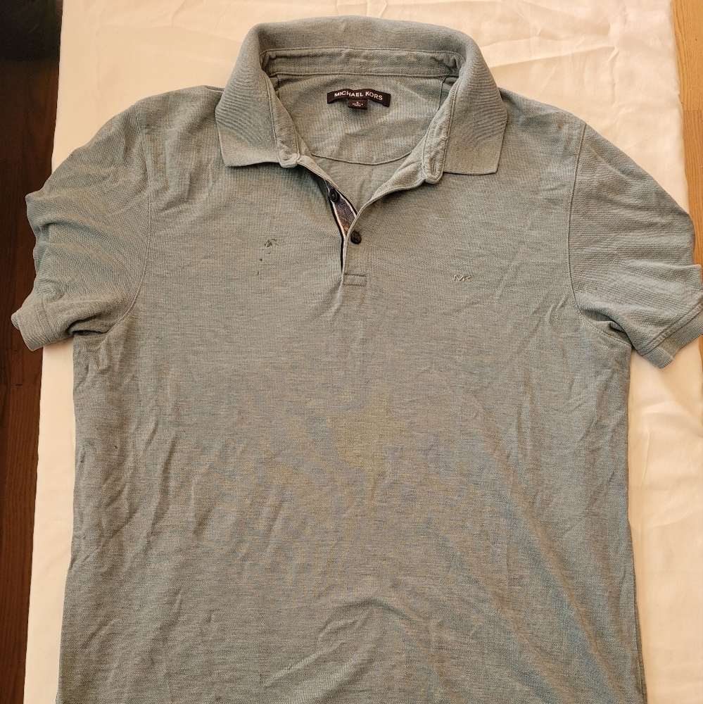 Michael Kors polo top. Size large